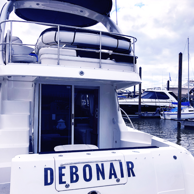 The Debonair Yacht | Chicago Burnham Harbor